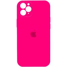 Чохол-накладка EpiK Silicone Case Square Full Camera Protective (AA) Apple iPhone 11 Pro Barbie Pink
