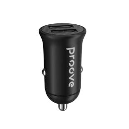 Автомобільний адаптер для телефона Proove Kely Car Charger Black 2USB