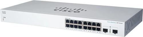 Світч Cisco CBS220-16P-2G-EU White