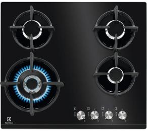 Варильна поверхня Electrolux KGG6437K Black газова