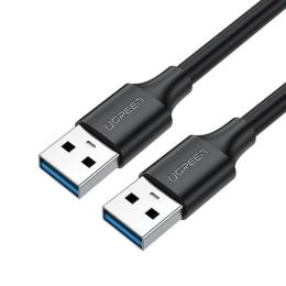 Дата-кабель Ugreen US128 USB 3.0 A (тато) - USB A (тато) 1m Black (10370)