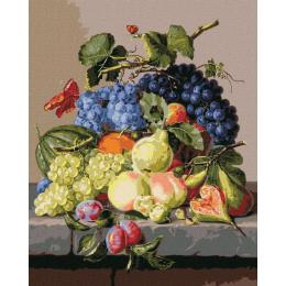 Картина за номерами Ідейка KHO5655 Оксамитовий натюрморт