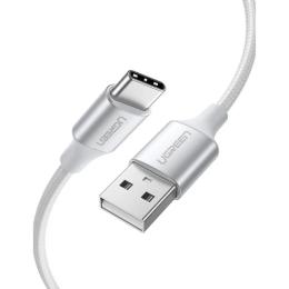 Дата-кабель Ugreen US288 USB-A (тато) - Type-C (тато) 0.25m White 18W (60129)