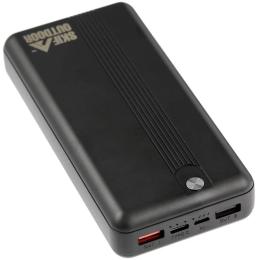 Зовнішній портативний акумулятор SKIF Outdoor Reactor 20 20000mAh Black 18W (A95PD)