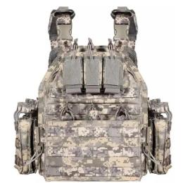 Тактичний жилет-плитоноска 2E Tactical 2E-MILPLACARTYPE4-YA-CC Camo тип 4