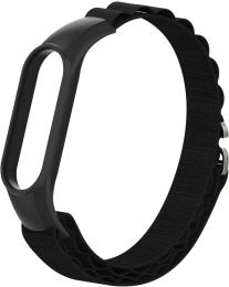 Ремінець для фітнес-браслету ArmorStandart Alpina Band Xiaomi Mi Band 7/6/5/4 Black (ARM64987)