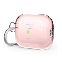Чохол для навушників Elago Clear Hang Case для AirPods Pro 2 Lovely Pink карабін