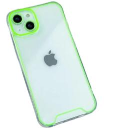 Чохол-накладка Infinity Lovebay Night Light для iPhone 14 Transparent Green