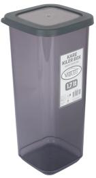 Харчовий контейнер Violet House 0311 Transparent Black 1.7 л  для сипучих (6859647)