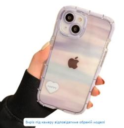Чохол-накладка Infinity Cute Love Soft для iPhone 14 Pro Purple