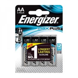 Батарейка Energizer Alkaline AA Max Plus (LR6) 1.5V (257-1006_4) 4 шт. в блістері