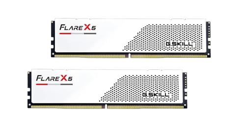Оперативна память G.Skill 64GB (2x32GB) DDR5 6000 MHz CL36 Flare X5 White (F5-6000J3636F32GX2-FX5W)