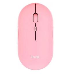 Мишка TRUST Puck Rechargeable Ultra-Thin BT WL Silent Pink
