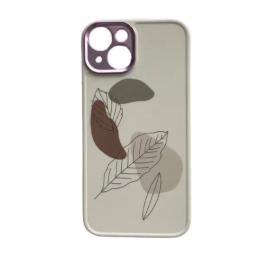 Чохол-накладка Infinity Luxury Silicon для iPhone 14 Print N6 + знімний захист камери