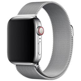 Ремінець для смарт-годинника EpiK Milanese Loop Design для Apple watch 38/40/41mm Silver