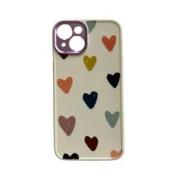 Чохол-накладка Infinity Luxury Silicon для iPhone 13 Print N3 + знімний захист камери