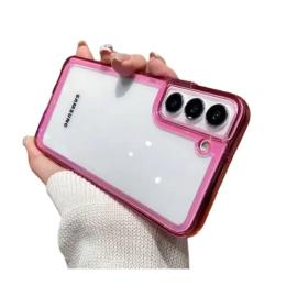 Чохол-накладка Infinity Silicon для Samsung Galaxy S23 Plus Transparent Pink