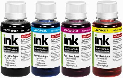 Комплект чорнил для принтера ColorWay Canon PGI-450/CLI-451 4х100мл