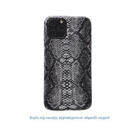 Чохол-накладка Infinity Texture Couro Reptile для iPhone 11 Black White