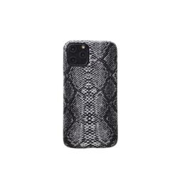 Чохол-накладка Infinity Texture Couro Reptile для iPhone 13 Pro Black White