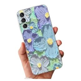 Чохол-накладка Infinity Silicon Case для Samsung Galaxy A14 Print Flowers