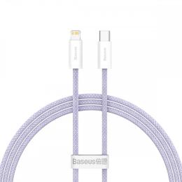 Дата-кабель Baseus Dynamic 2 Series Fast Charging USB Type C (тато) - Lightning (тато) 2m Purple 20W (CALD040305)