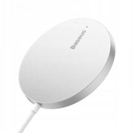 Бездротовий зарядний пристрій Baseus Simple Mini3 Magnetic Wireless CCJJ040012 Silver 15W