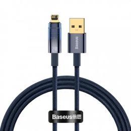 Дата-кабель Baseus CATS000503 USB-A (тато) - Lightning (тато) 2m Blue 2.4A