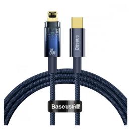 Дата-кабель Baseus CATS000003 Lightning (тато) - USB Type-C (тато) 1m Blue 20W
