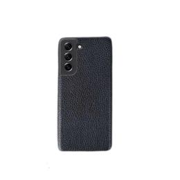 Чохол-накладка Infinity Funda для Samsung Galaxy S23 Black з натуральної шкіри