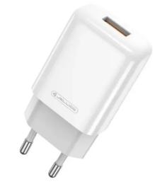 Адаптер живлення для телефона Jellico EU01 1USB 12W White