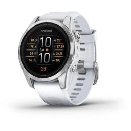 Смарт-годинник Garmin Epix Pro Gen 2 42mm Silver w. Whitestone Band (010-02802-00/01)
