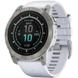 Смарт-годинник Garmin Epix Pro Gen 2 Sapphire 51mm Titanium w. Whitestone Band (010-02804-10/11)