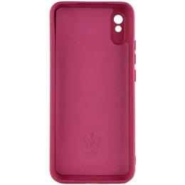 Чохол-накладка Lakshmi Silicone Cover Full Camera (A) для Xiaomi Redmi 9A Marsala