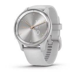 Смарт-годинник Garmin VIVOMOVE TREND Mist Gray Silver Stainless Steel Bezel with Silicone Band (010-02665-03)