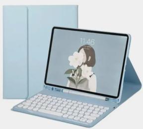 Чохол-клавіатура Infinity для Apple iPad 10.2 2019/2020/Pro 10.5 2017/Air 10.5 2019 Blue українська розкладка