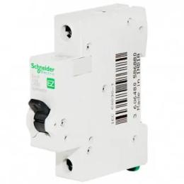 Автоматичний вимикач Schneider Electric 1P 63A C Easy9 EZ9F34163 White