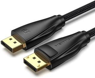 Відео-кабель Vention (HCCBI) DisplayPort (тато) DisplayPort (тато) 3 м Black