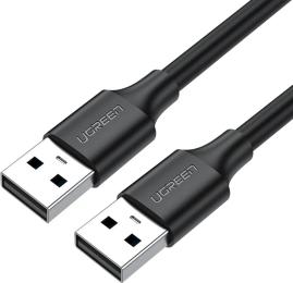 Дата-кабель Ugreen US102 USB 2.0 A (тато) - A (тато) 2 м Black (10311)