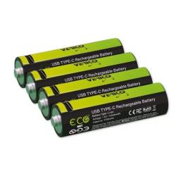 Акумулятор Verico Loop Energy AA USB Type-C 1700mAh Li-ion 4шт