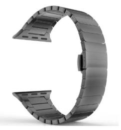 Ремінець для смарт-годинника Infinity Stainless Streel Strap для Apple Watch 38/40mm Metal Black