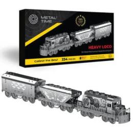 Конструктор Metal Time Heavy Loco MT023 Silver Металевий
