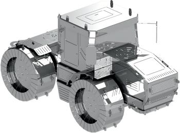 Конструктор Metal Time Tractor Slobozhanets MT074 Silver Металевий
