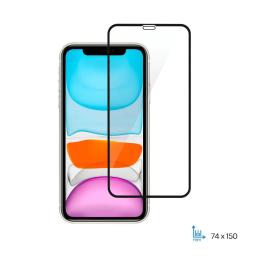 Захисне скло 2E для Apple iPhone 11 (6.1) Transparent Black 2.5D FCFG,(1 Pack)