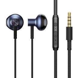 Дротові навушники Baseus Wired Earphone H19 Blue (NGH19-03)