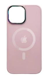 Чохол-накладка EpiK Sapphire Mag Evo case для Apple iPhone 14 Pink Sand (6.1)TPU+Glass