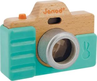Дитячий фотоапарат Janod J05381 Green Brown зі звуком та спалахом