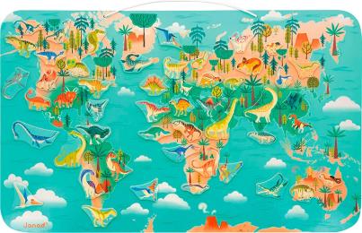 Магнітна гра Janod J05836 Планісфера динозаврів