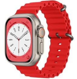 Ремінець для смарт-годинника Infinity Ocean strap для Apple watch (42/44/45/49mm) Red