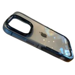Чохол-накладка Infinity Clear Bumper для iPhone 11 Black з тримачем